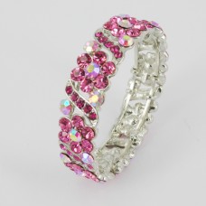 514156 pink crystal bangle